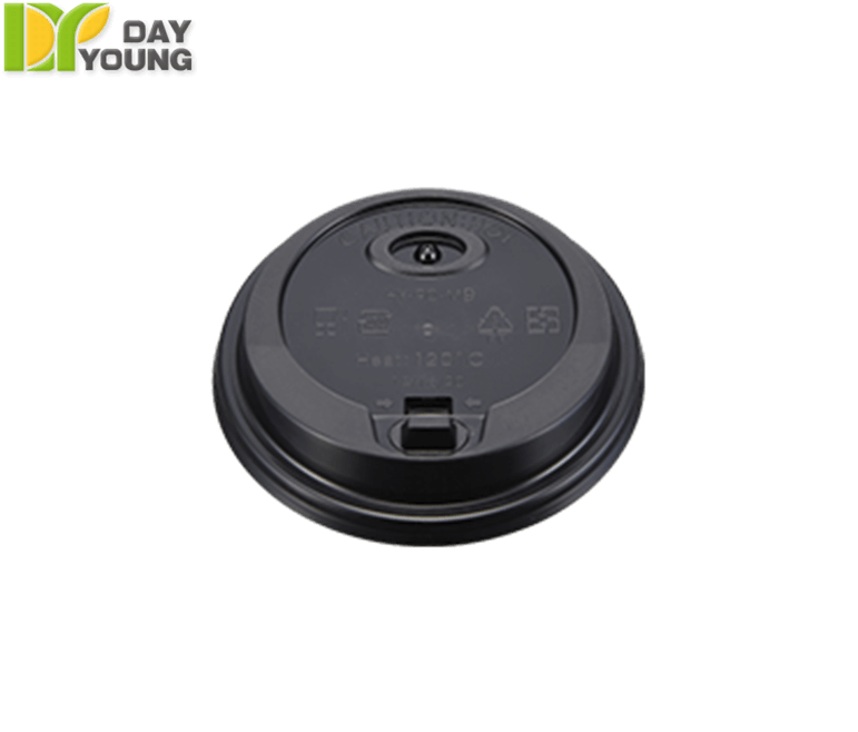 Plastic Cups | Coffee Cups With Lids | Black Dome Lids for Hot Cups (Fits 8 oz to 22 oz Capacity) | Plastic Cups Manufacturer &amp;amp;amp; Supplier - Day Young, Taiwan